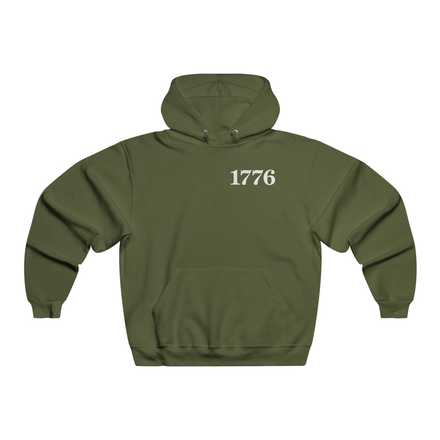 Patriotic Hoodie - Men's NUBLEND® Sweatshirt with 1776 Design, Comfortable Casual Wear, Perfect for Holidays and Gatherings, Great [...]