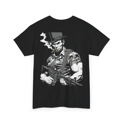 Lincoln Label Tee — Vintage Abe Lincoln Soldier Graphic T‑Shirt