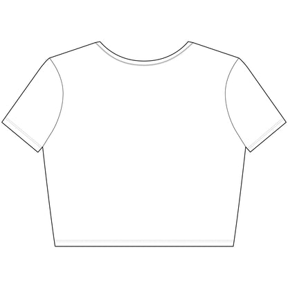 Lincoln Label Women's Crop Tee - Casual Style, Vintage Vibes, Perfect for Summer Outings, Festivals, and Everyday Wear, Great Gift Idea