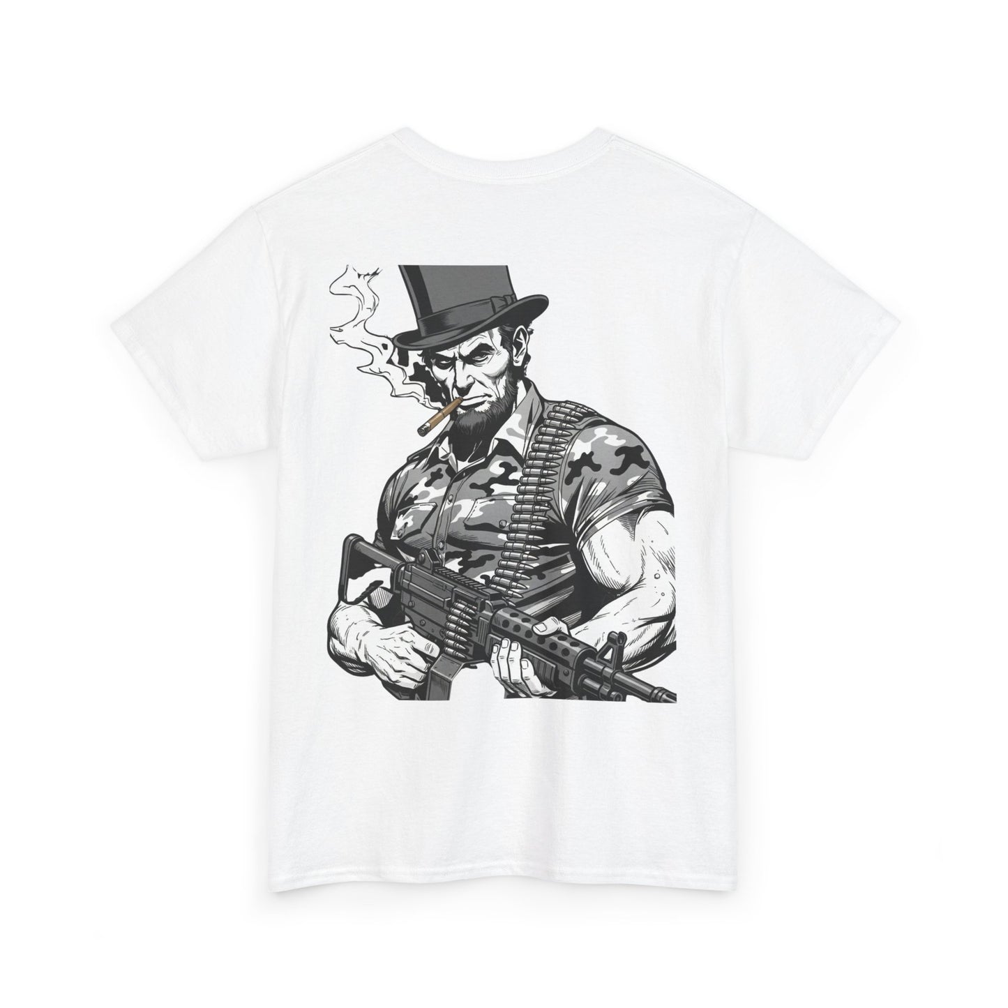 Lincoln Label Tee — Vintage Abe Lincoln Soldier Graphic T‑Shirt