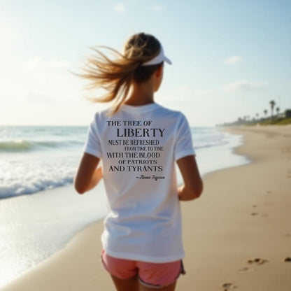 Patriotic T-Shirt - Thomas Jefferson's Tree of Liberty Quote - Vintage Style Tee