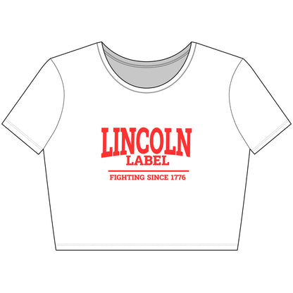 Lincoln Label Women's Crop Tee - Casual Style, Vintage Vibes, Perfect for Summer Outings, Festivals, and Everyday Wear, Great Gift Idea