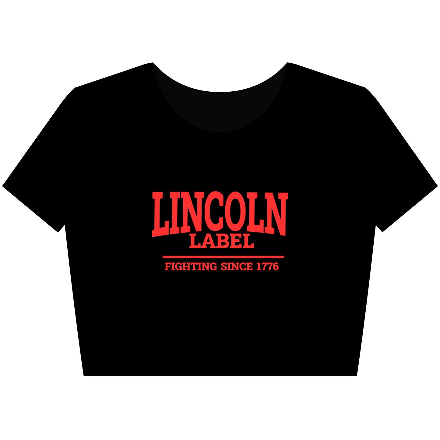 Lincoln Label Women's Crop Tee - Casual Style, Vintage Vibes, Perfect for Summer Outings, Festivals, and Everyday Wear, Great Gift Idea