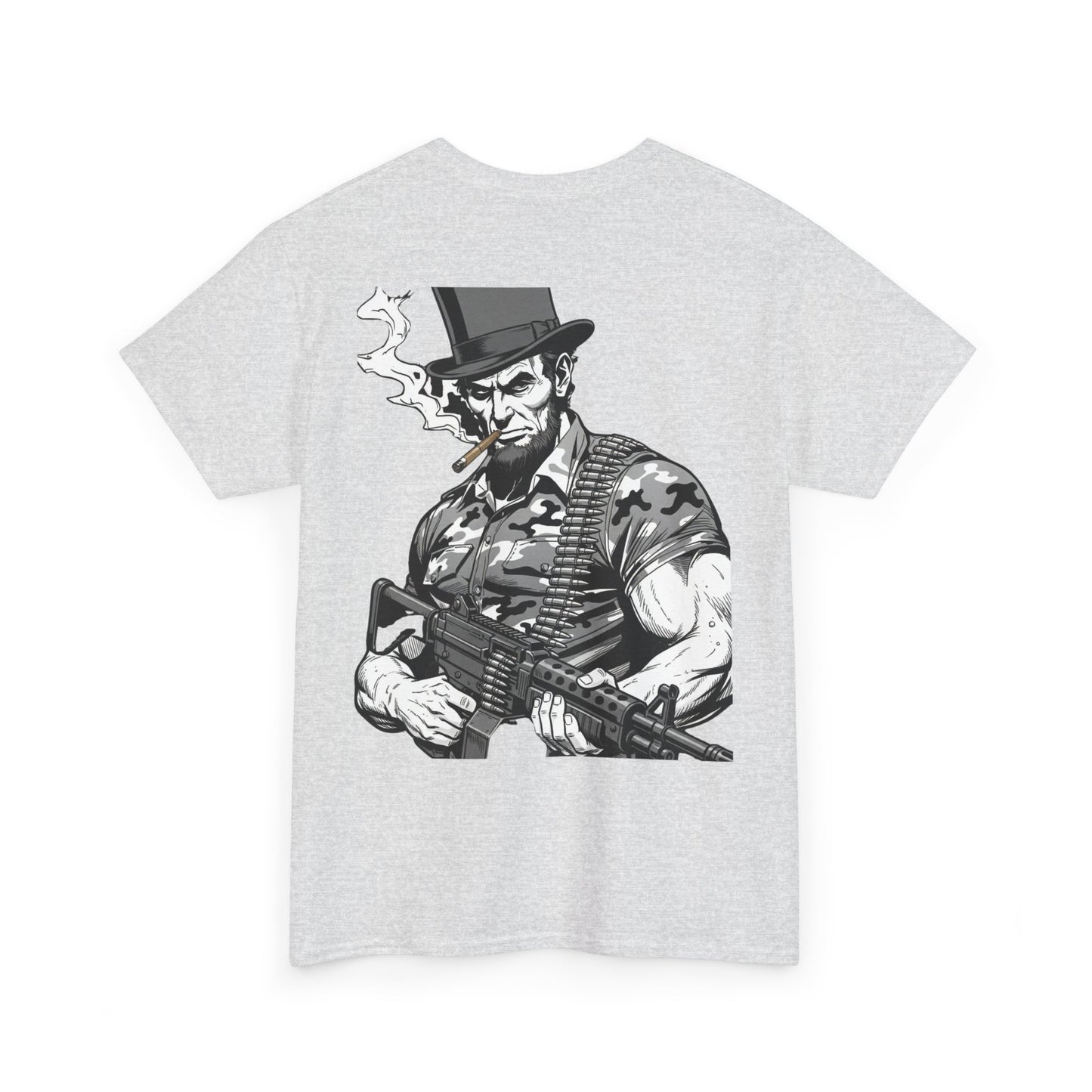 Lincoln Label Tee — Vintage Abe Lincoln Soldier Graphic T‑Shirt