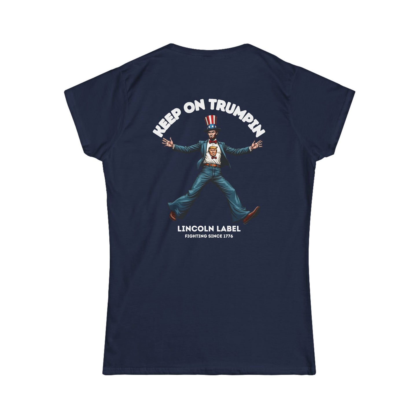 Vintage Graphic Tee: Keep On Trumpin' Women's Softstyle T-Shirt, Casual Wear, Gift for Fans, Political Statement, Comfortable Fashion
